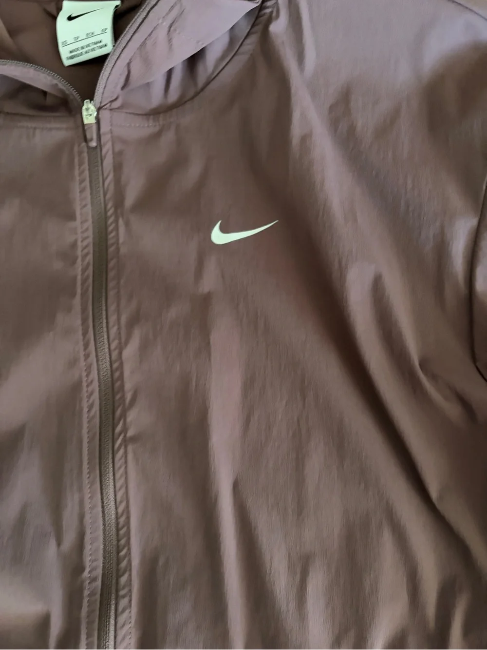 Nike Purple Hooded Windbreaker Lightweight Jacket